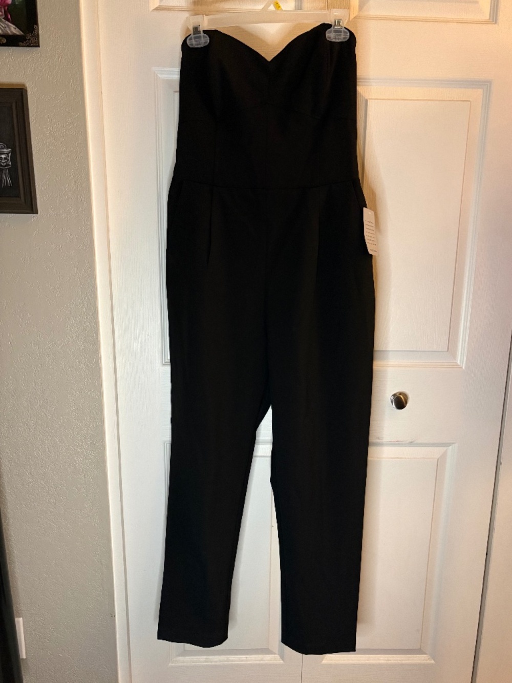 NWT Adelyn Rae Strapless Jumpsuit L